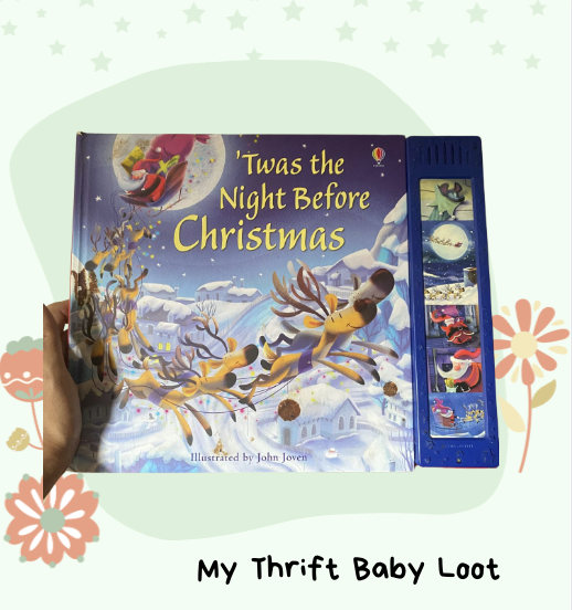 Preloved Twas the night before christmas book